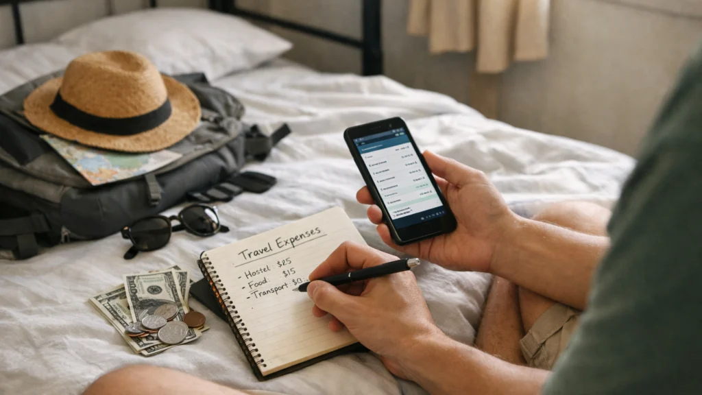 Praćenje troškova na putovanju s malim budžetom