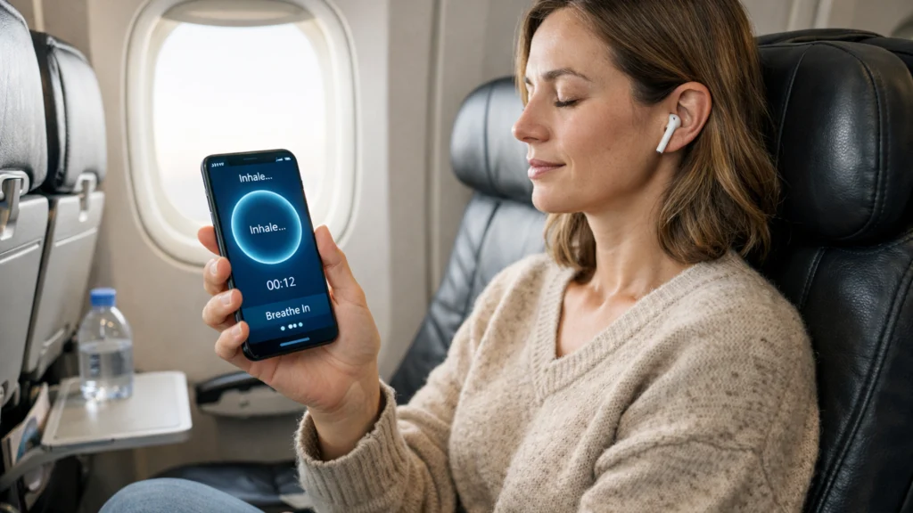 Korištenje mobilne aplikacije za smanjenje straha od letenja u avionu