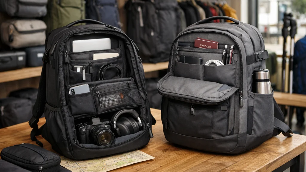 Moderni ruksaci dizajnirani za putovanja s ručnom prtljagom