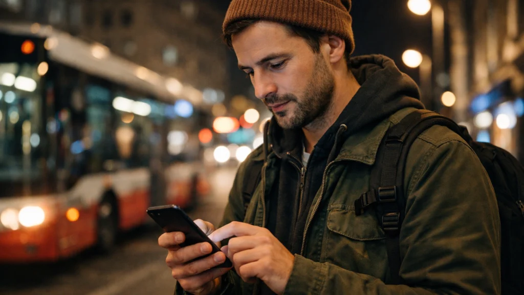 Korištenje mobilnih aplikacija za sigurnost putnika tijekom noći
