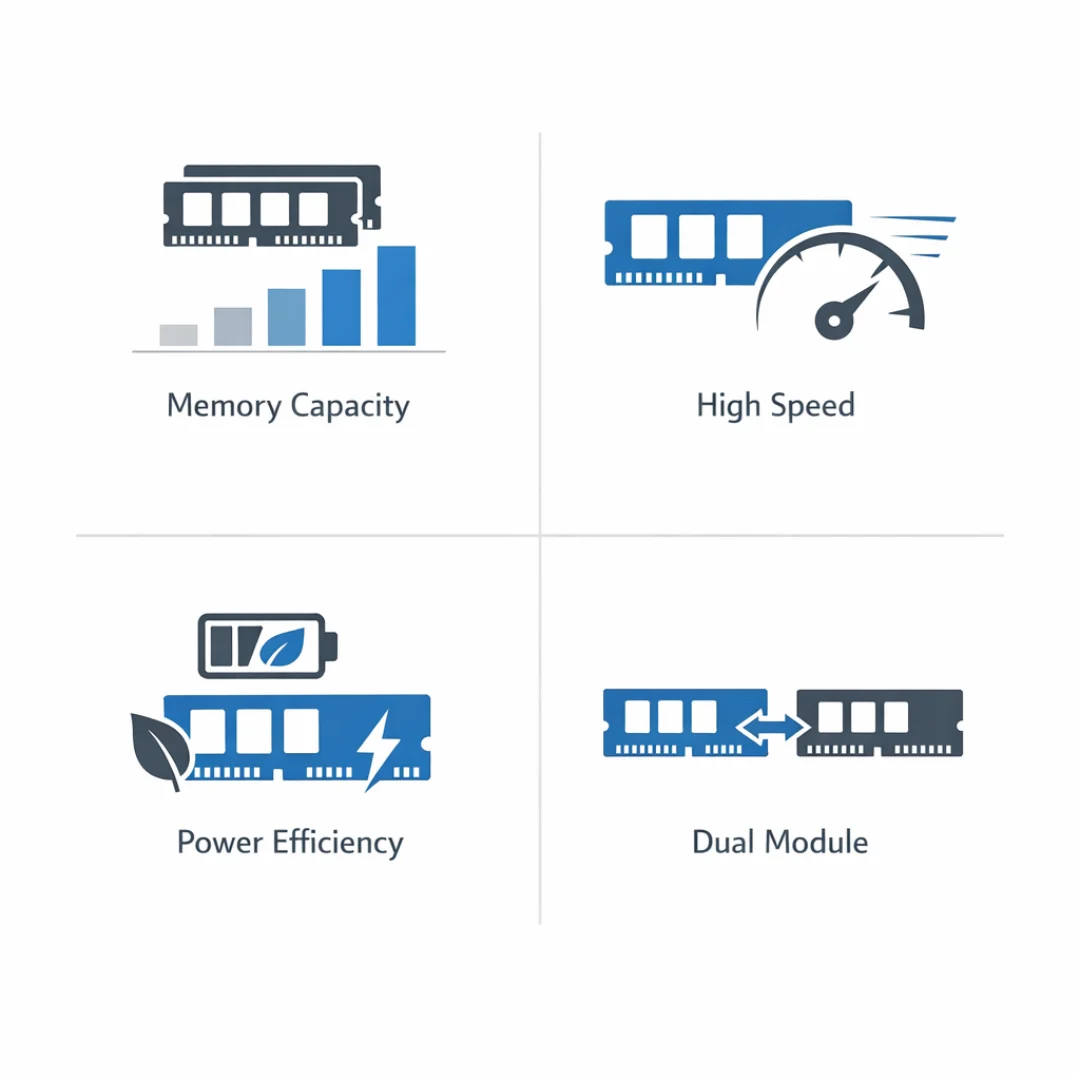 Kingston Fury Beast DDR5-5200 32GB – infografika specifikacija