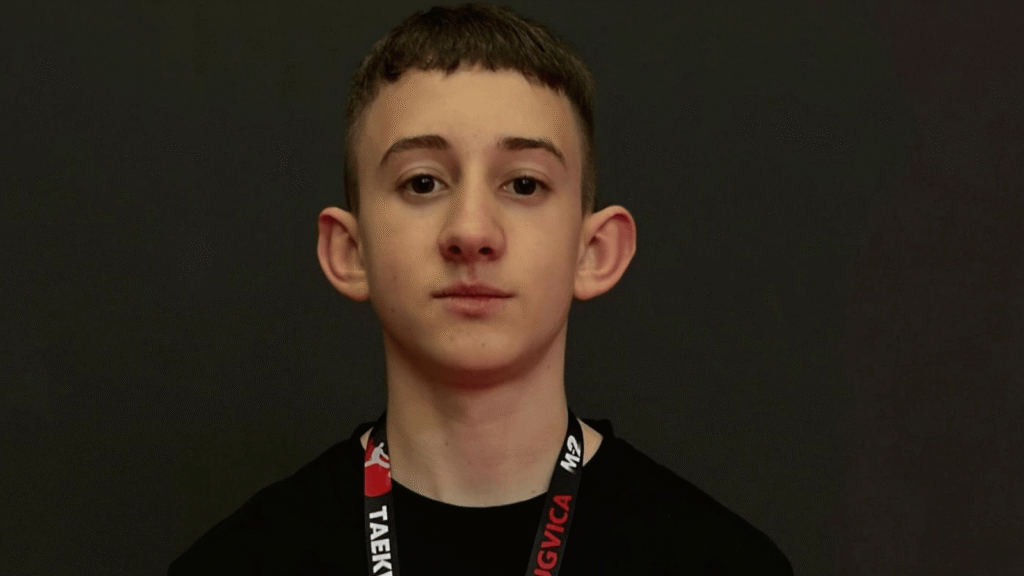 Mateo Mostarlić s brončanom medaljom za taekwondo klub Ultima na državnom prvenstvu