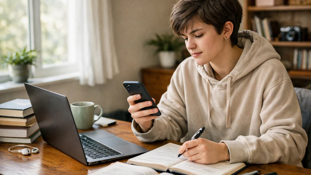 Mladi koriste više medija istovremeno tijekom učenja kod kuće
