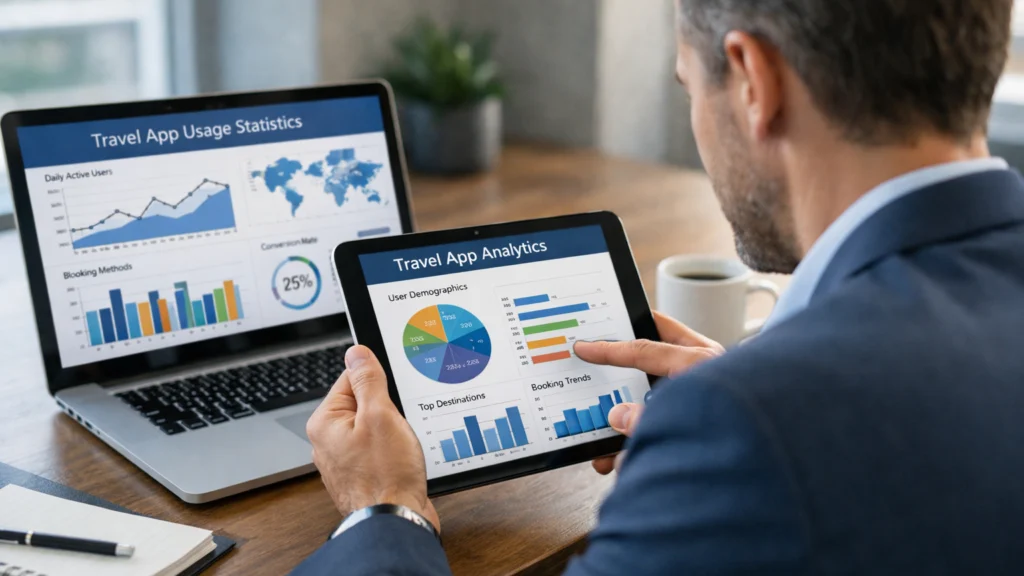 Analiza statistika i podataka o korištenju travel aplikacija
