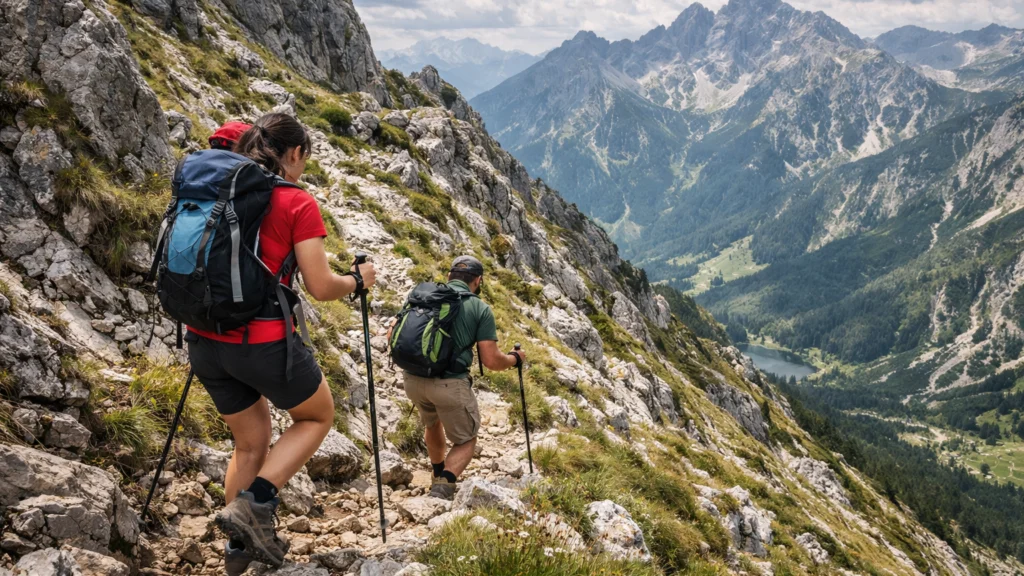 Mikroavantura u europskim planinama s planinarima