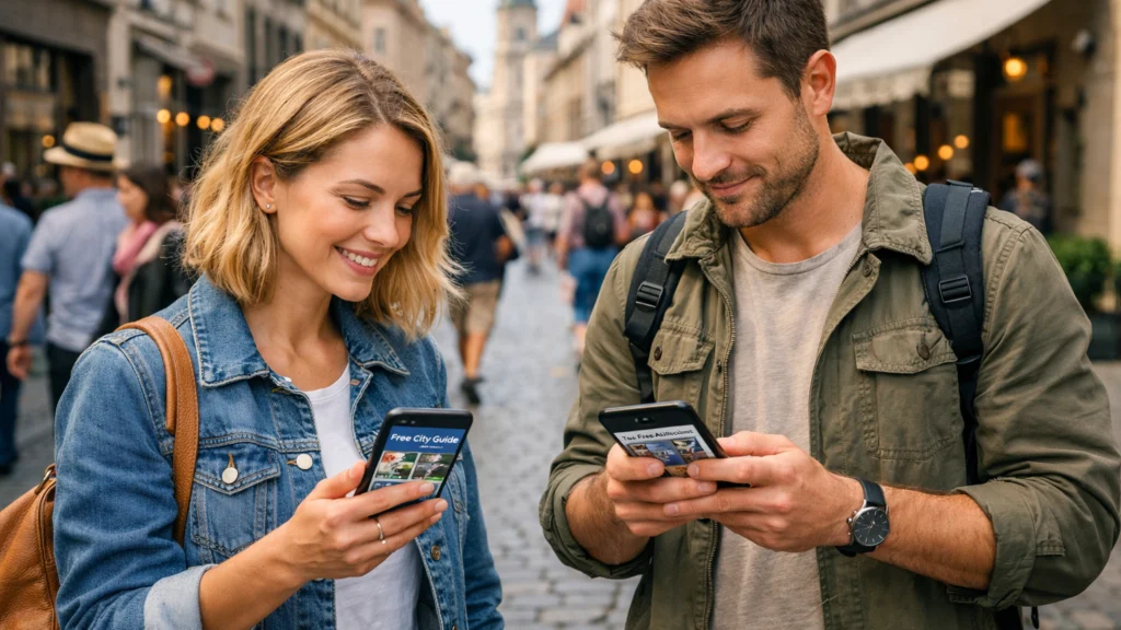 Putnici koriste mobilne vodiče za besplatne gradske atrakcije