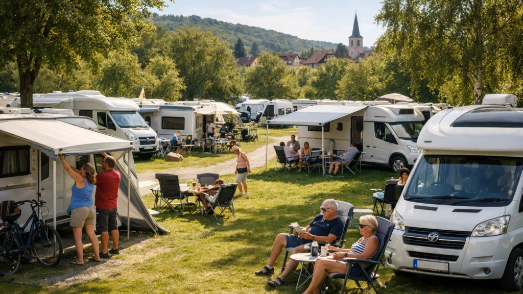 Rastuća popularnost kamp prikolica u europskim kampovima