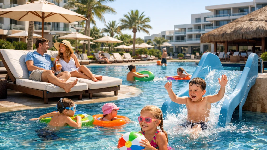All-inclusive obiteljski resort s bazenom i sadržajima za djecu