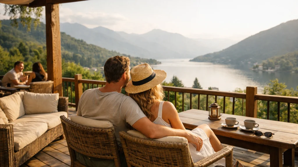 Putnici uživaju u mirnom i opuštajućem odmoru daleko od stresa