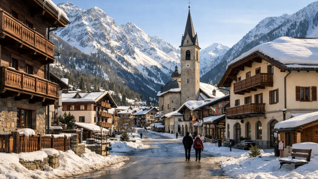 Manje poznata alpska destinacija prekrivena snijegom