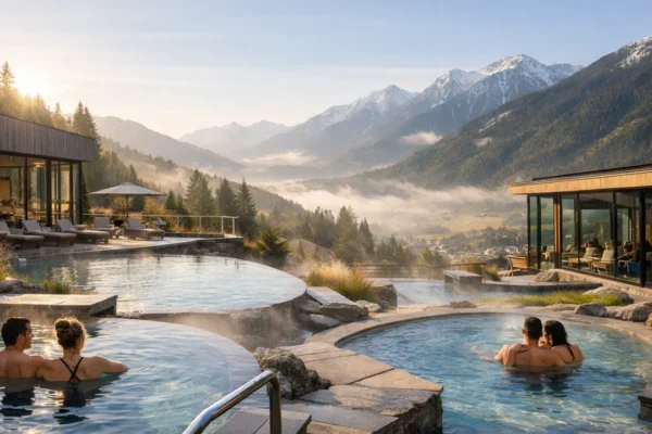 Luksuzna europska wellness destinacija s termalnim bazenima u planinama