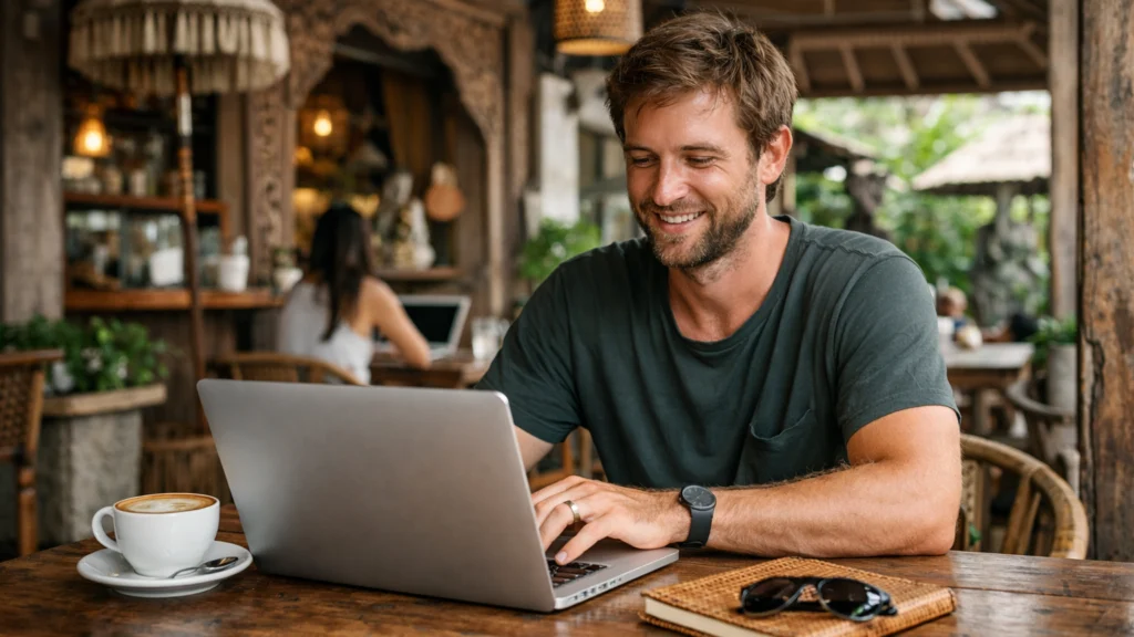 Digitalni nomad radi iz kafića u Chiang Maiu ili na Baliju