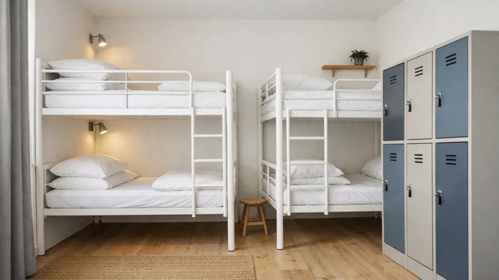 Povoljan hostel smještaj s krevetima na kat u Europi