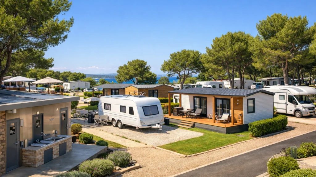 Moderno uređen kamp u Hrvatskoj s kvalitetnom infrastrukturom