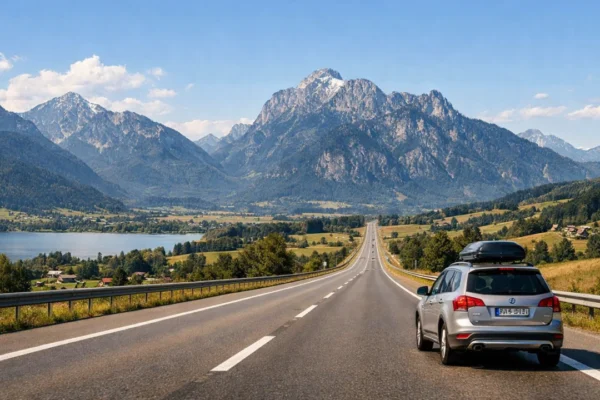 Dugo putovanje automobilom europskom cestom s obitelji