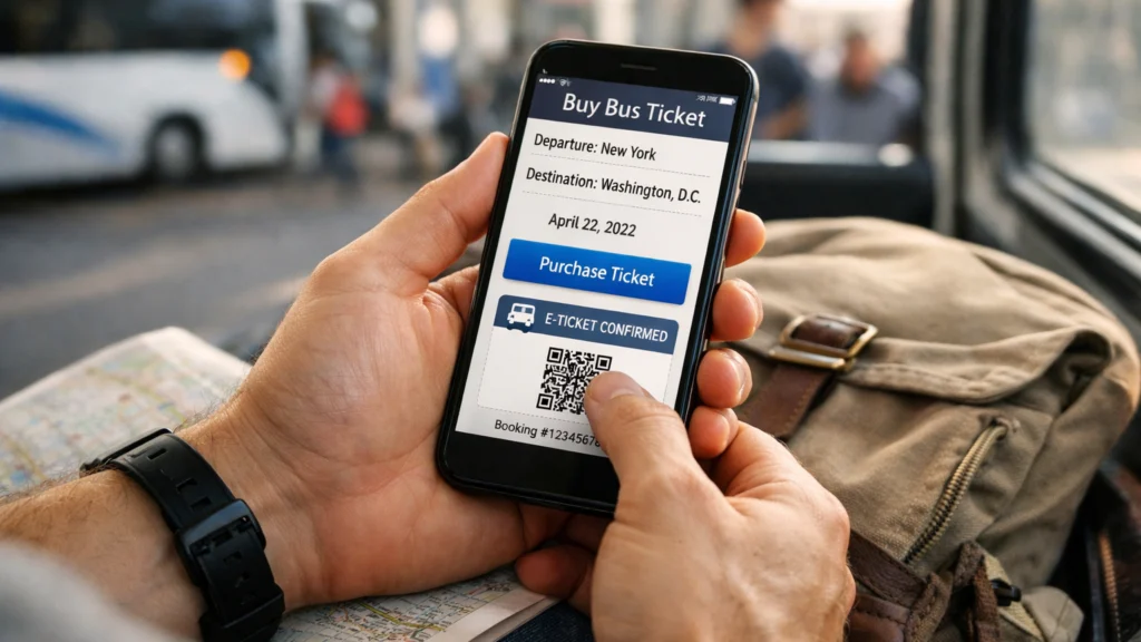 Kupnja autobusne karte putem mobilne aplikacije