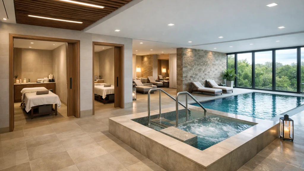 Veliki moderni spa centar kao dio europskog wellness tržišta