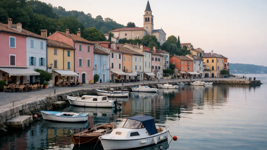 Manji slikoviti grad uz more kao budući turistički trend