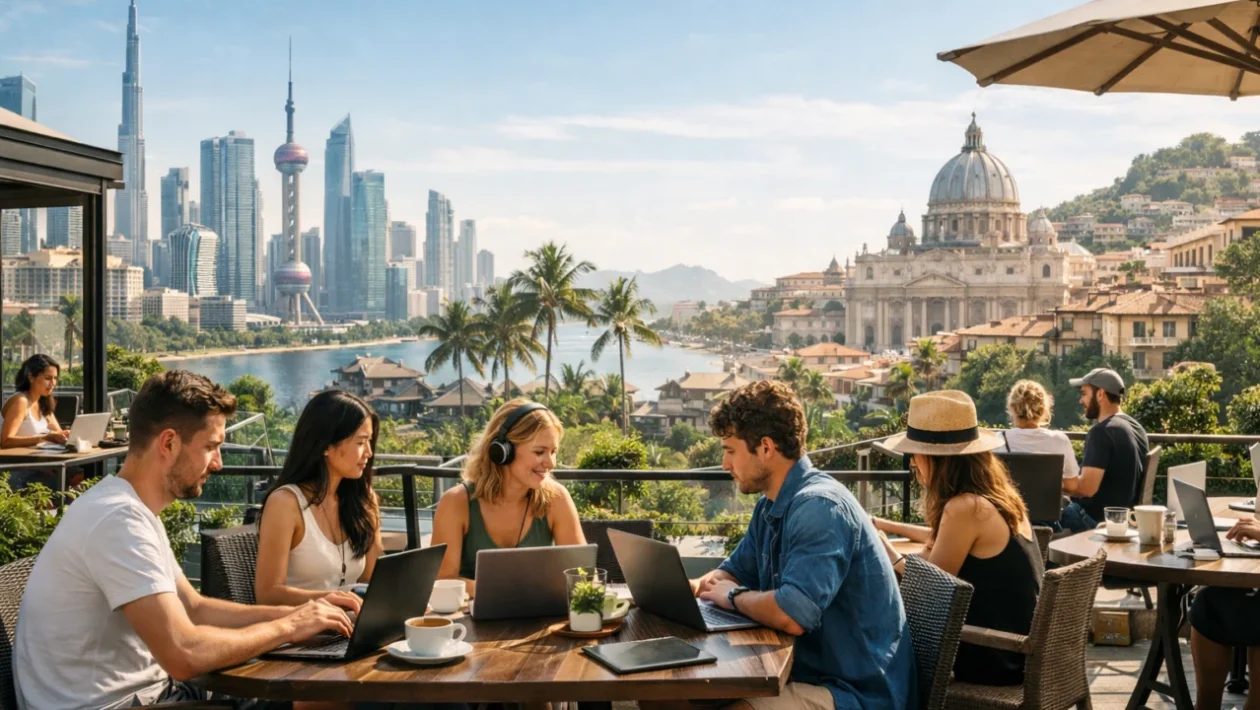 Najpopularnije destinacije za digitalne nomade 2026. – rad na daljinu u globalnim gradovima