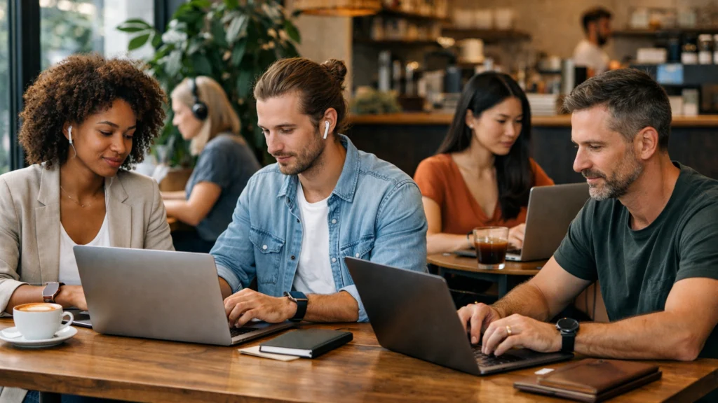 Digitalni nomadi rade na daljinu iz kafića i coworking prostora