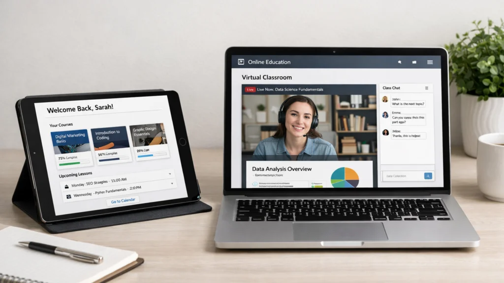 Tehničke specifikacije i platforme za online edukaciju o financijama