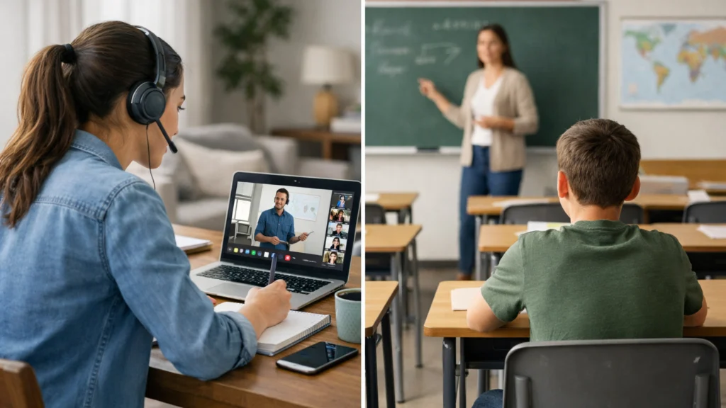 Usporedba online edukacija i klasičnog obrazovanja