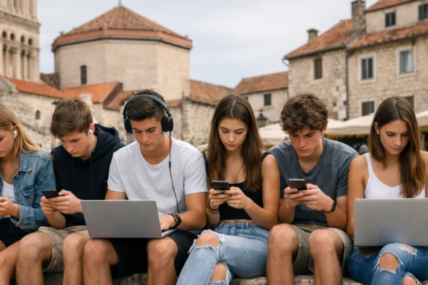 Mladi u Hrvatskoj koriste pametne telefone i internet u svakodnevnom životu, tema online privatnosti