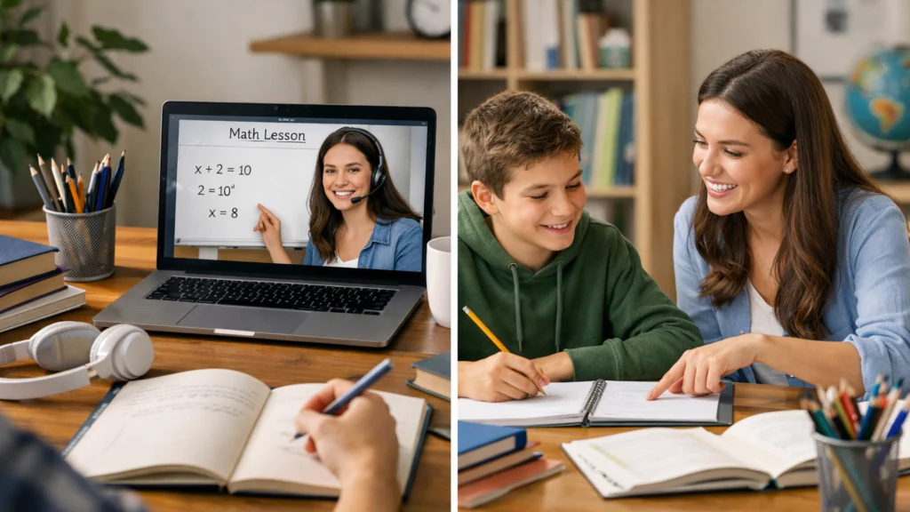 Usporedba online tutorstva i klasičnih instrukcija