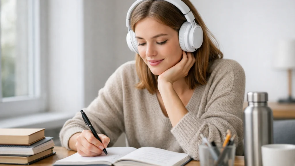 Pasivno slušanje glazbe u pozadini tijekom učenja bez aktivnog fokusiranja