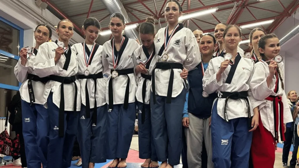 Natjecatelji TK Ultima na Prvenstvu Hrvatske u taekwondou s osvojenim medaljama