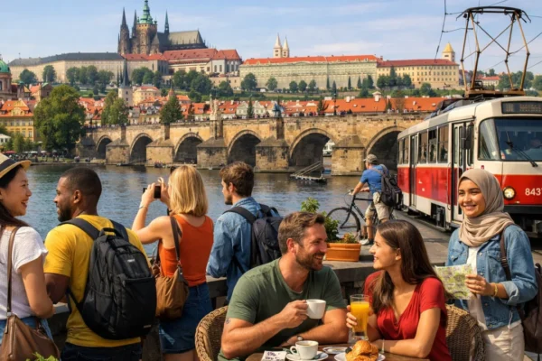Povoljno putovanje u europski grad s predivnom arhitekturom i opuštenom atmosferom