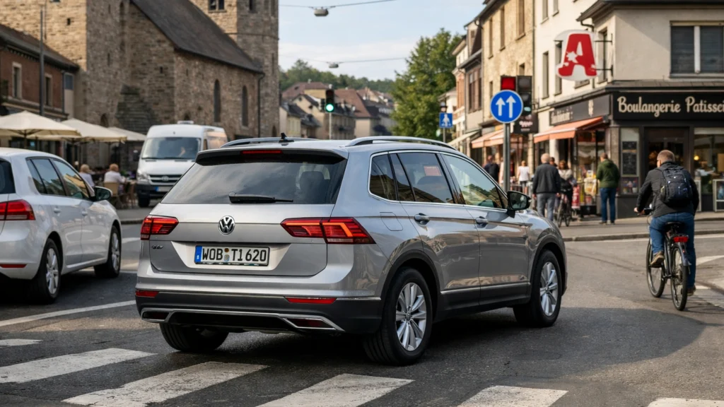 Automobil u svakodnevnom prometu u europskom gradu