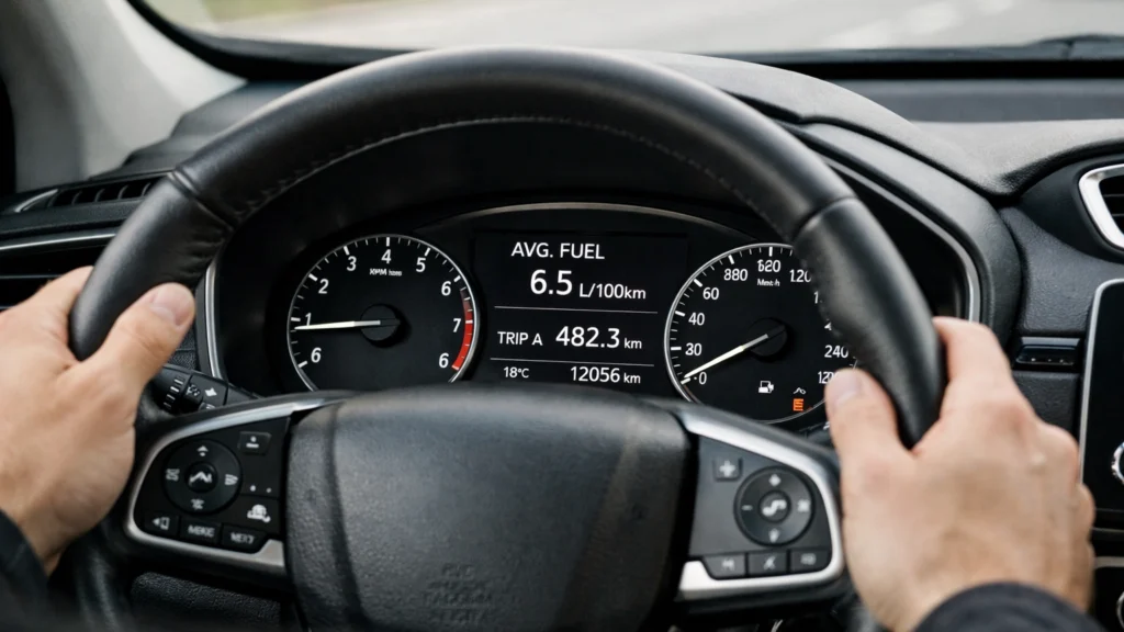 Potrošnja goriva i kilometraža tijekom vožnje automobilom