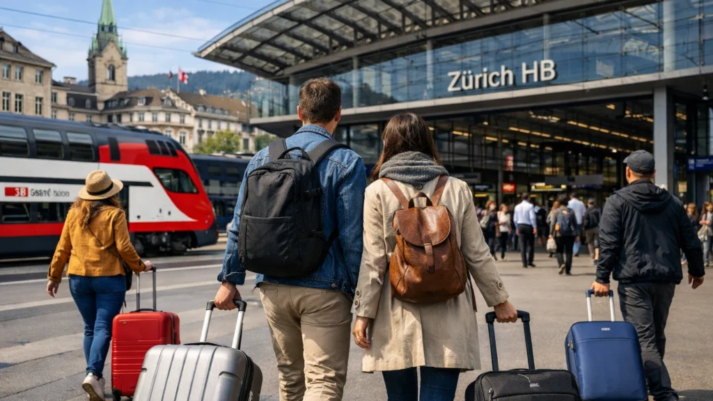 Turisti i prometna infrastruktura u Švicarskoj 2024. godine