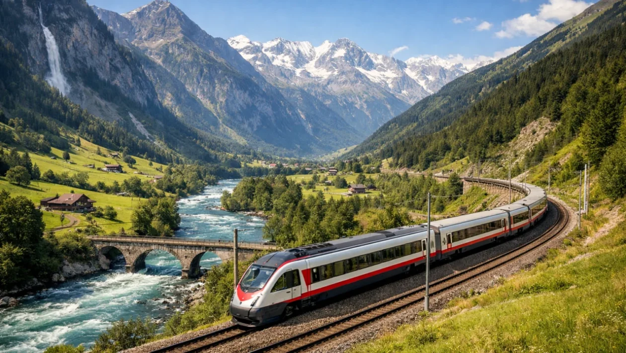 Putovanje vlakom kroz najljepše europske krajolike, panoramska željeznička ruta