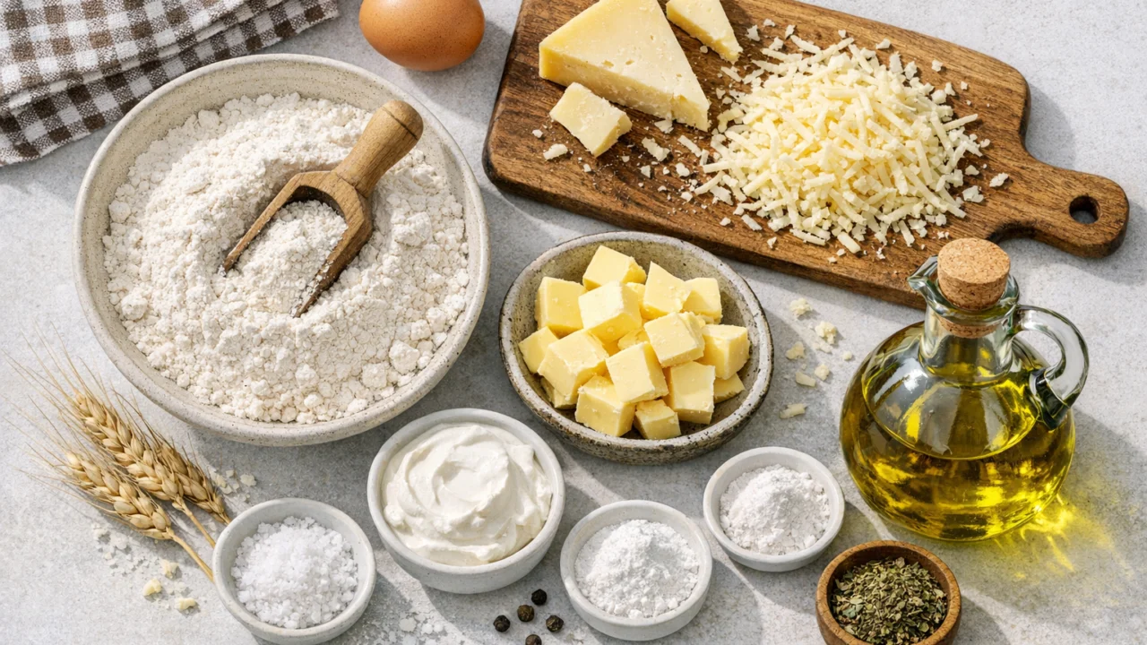 Sastojci za Brzi recept za domaći kruh bez kvasca