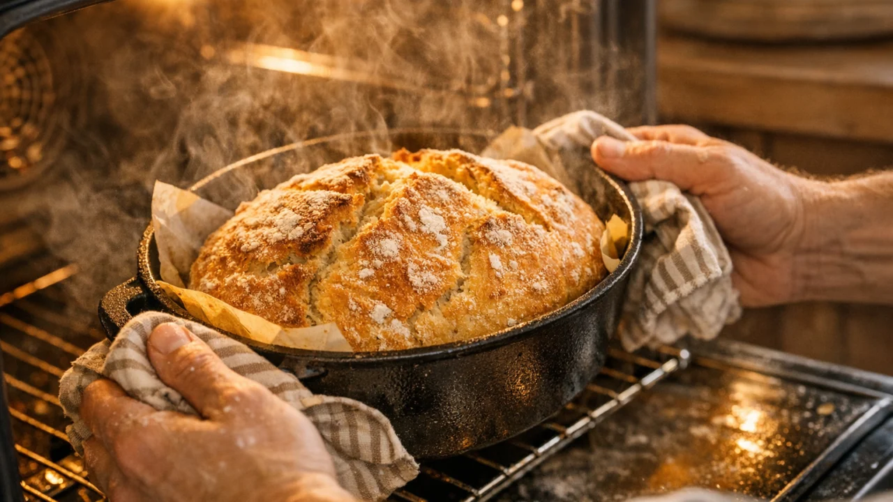Priprema jela Brzi recept za domaći kruh bez kvasca