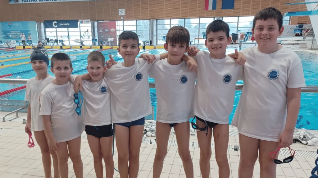 Najmlađi plivači PK Jadera na Regionalnom prvenstvu Hrvatske Regija 1 u Zadru 2026.