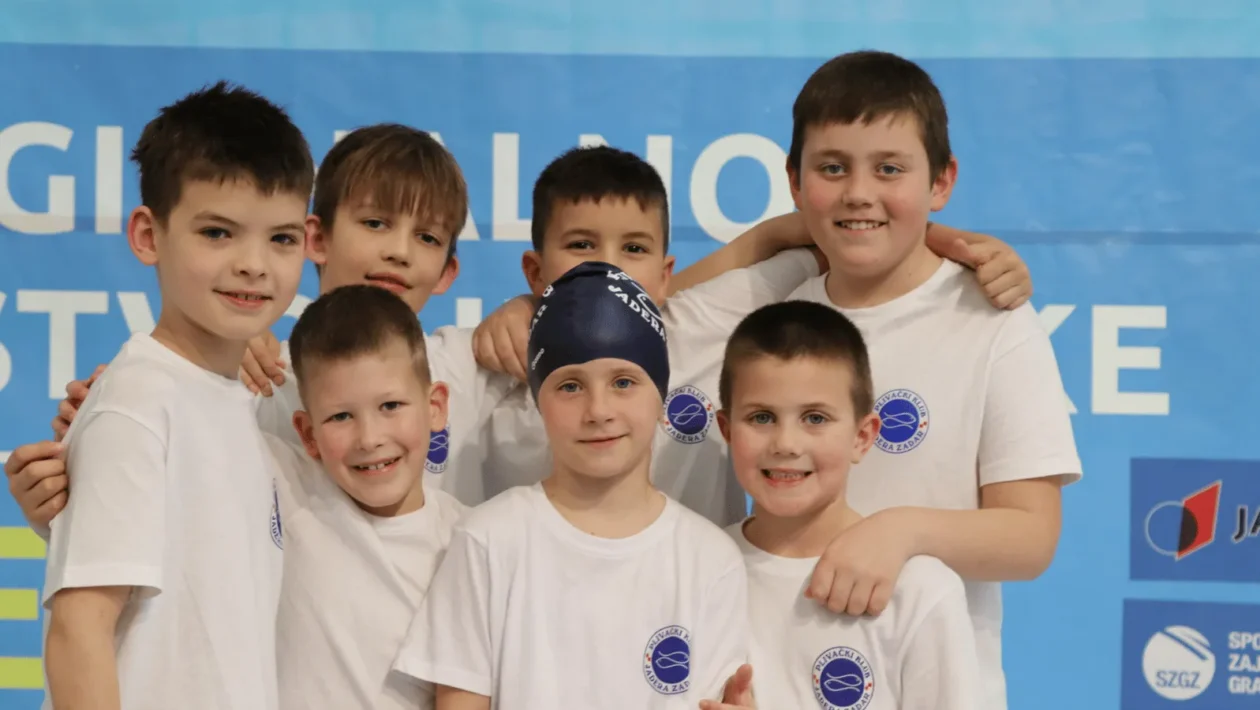 Najmlađi plivači PK Jadera na Regionalnom prvenstvu Hrvatske Regija 1 u Zadru 2026.
