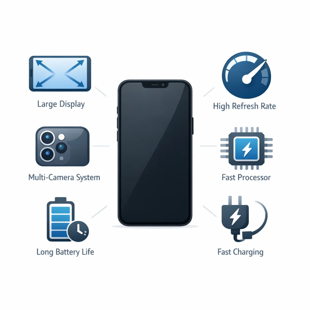 Samsung Galaxy S25+ – infografika specifikacija