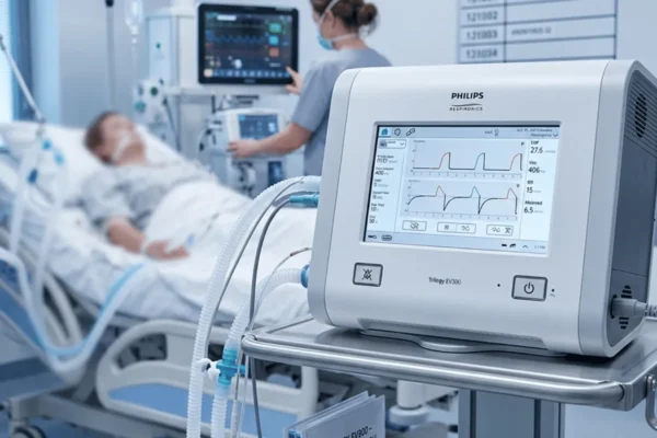 sigurnosna obavijest o ventilatorima Trilogy Evo i zabrani uporabe nepneumatskih nebulizatora