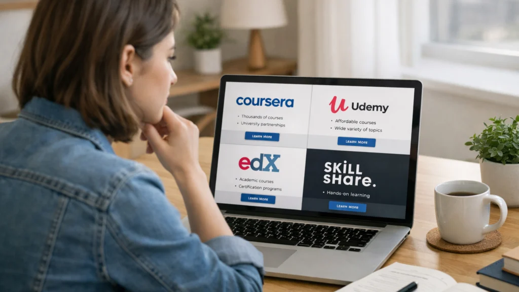 Usporedba različitih platformi za online učenje