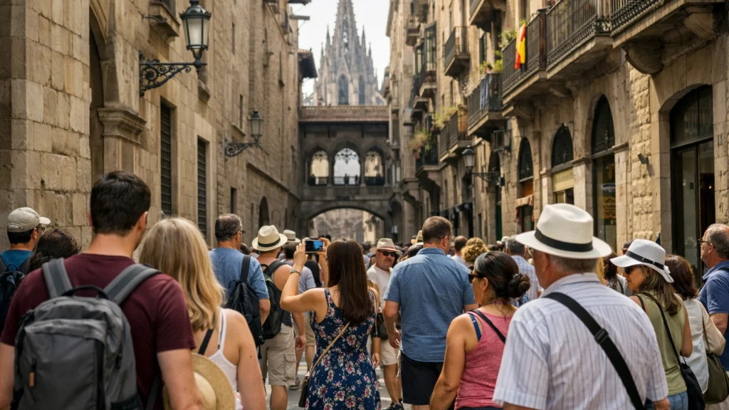 Turisti u popularnom španjolskom gradu tijekom sezone
