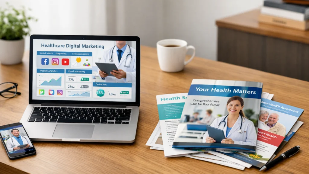 Usporedba digitalnih i tradicionalnih marketinških kanala u zdravstvu
