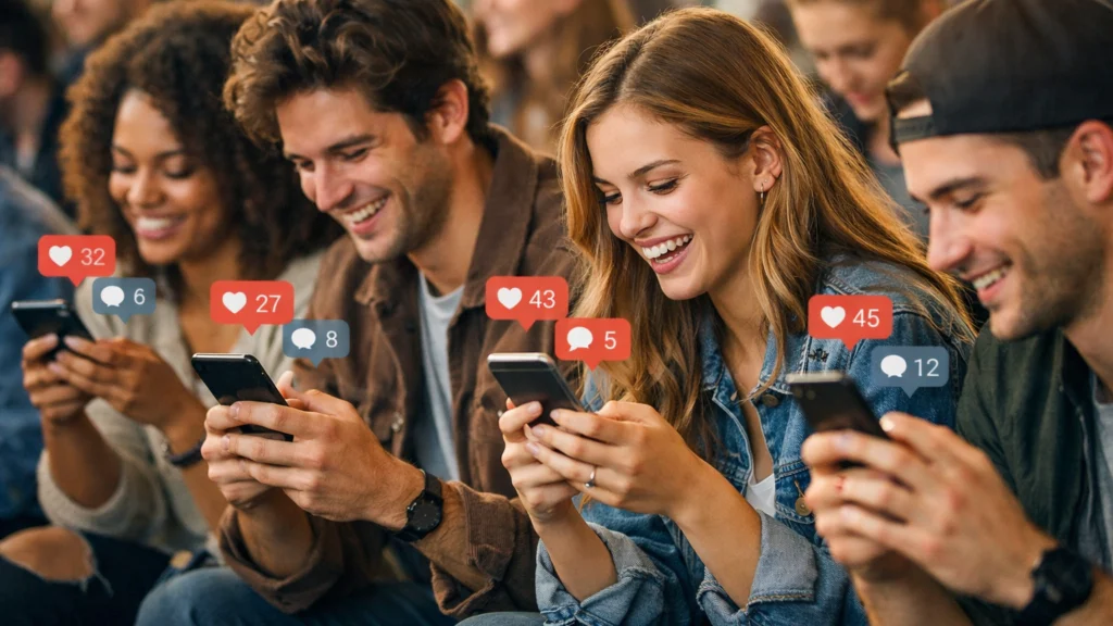 Visoka razina angažmana mladih na društvenim mrežama