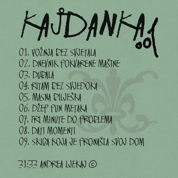 Andrea Ljekaj predstavlja svoj drugi studijski album Kajdanka