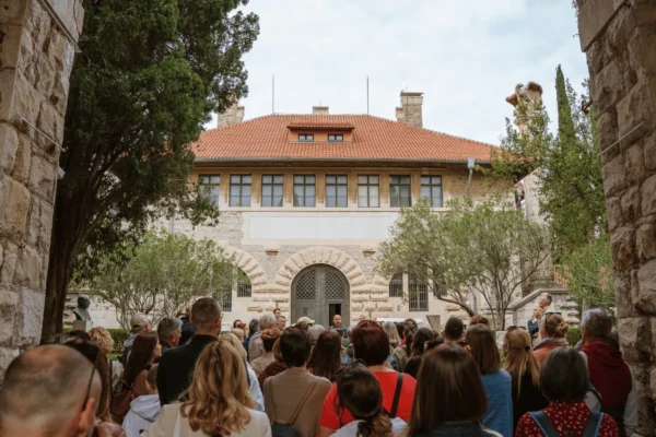 Sudionici programa DOMNIO. Put sv. Dujma na lokalitetu Salona u organizaciji Arheološkog muzeja u Splitu