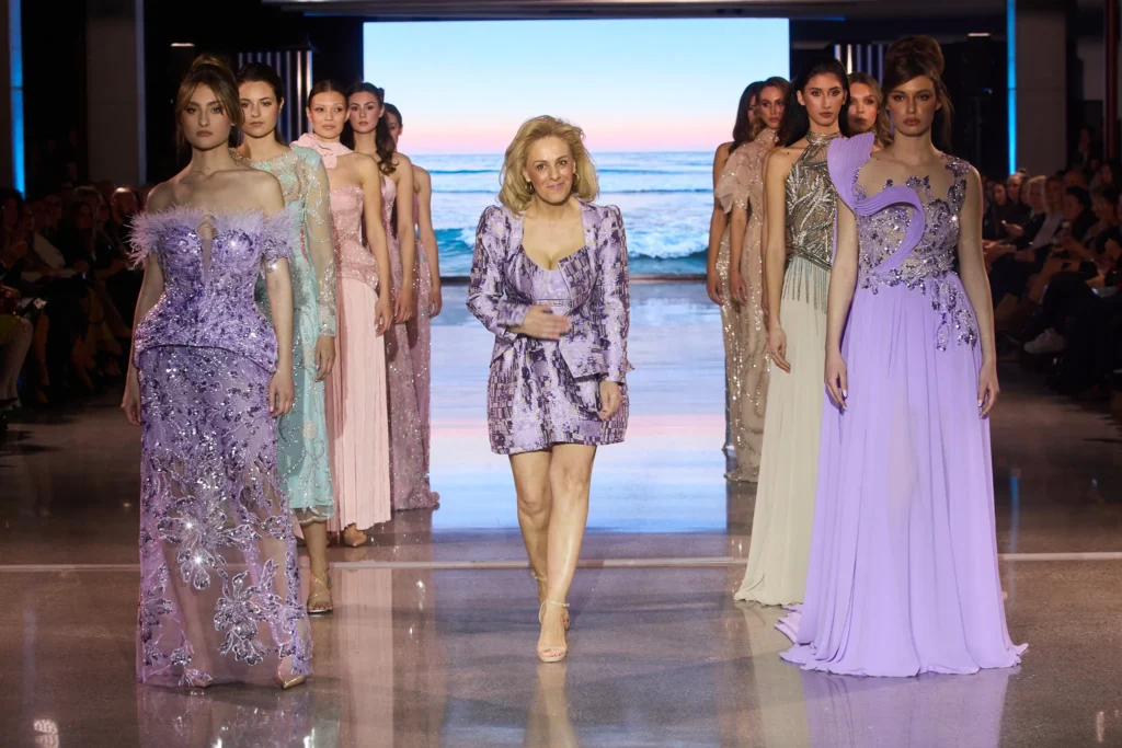 Kolekcija Ivane Cvrlje predstavljena u završnoj formaciji na modnoj pisti.