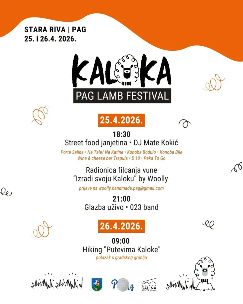 Kaloka – Pag lamb street food festival na Staroj rivi u gradu Pagu