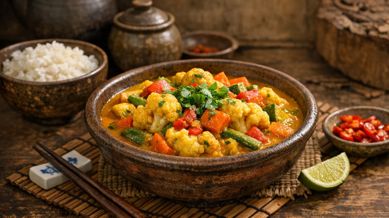 Tradicionalna priprema jela Aromatični curry s povrćem